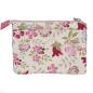 Preview: Mini Patchwork Kosmetiktasche Blumen rose